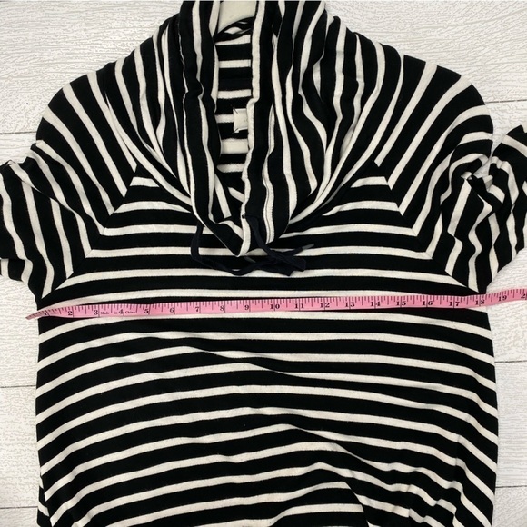 Lou & Grey black white stripe easy signature soft stretch Knit dress size S - Picture 3 of 15